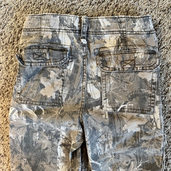 Hollister Y2K Camo Cargo Pants Men's 29x30 (29x27) Loose Fit Utility Zipper - Picture 9 of 16